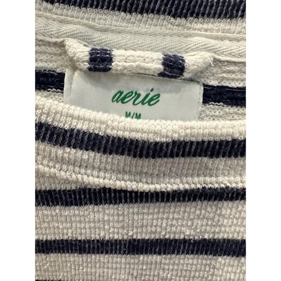 Aerie Terry Cloth Stripe Tunic Size: Medium - Picture 3 of 6